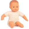Image de MINILAND Babypop Met Stoffen Lijfje - Europees 32Cm - Met Vanillegeur - Waterdicht - 10 Maanden