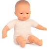 Image de MINILAND Babypop Met Stoffen Lijfje - Aziatisch 32Cm - Met Vanillegeur - Waterdicht - 10 Maanden