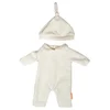 Image de Miniland poppenpyjama met muts 38cm - poppenkleding accessoire.