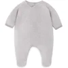 Image de ML Poppen: PYJAMA GEBREID grijs 21cm, eco en gerecycleerd, op kleerhanger, 3+