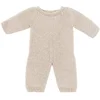 Image de ML Poppen: PYJAMA GEBREID linnenkleur 38cm, eco en gerecycleerd, op kleerhanger, 3+