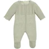 Image de ML Poppen: PYJAMA GEBREID groen 40cm, eco en gerecycleerd, op kleerhanger, 3+