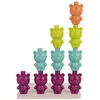 Image de ML Eco: MATH BEREN 4cm, in bioplastiek, gerecycleerde materialen en karton, 64  beren, 4 speelborden en 20 voorbeeldkaarten. Made in Spain, 3+