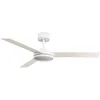 Image de Faro Barcelona 34260 Barth L Led plafondventilator met verlichting wit 132 cm - Zomer en Winterstand - Afstandsbediening - Stille en energiezuiniger DC-motor