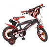 Image de Toimsa Volcano Jongensfiets - Kinderfiets voor Jongens - 12 Inch 22 cm - Trommelrem - Zwart/Rood