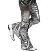 Image de ATOSA - Zilverkleurige disco broek voor mannen - XS / S (34 tot 36)