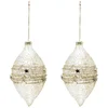 Image de Kerstballen Christmas Planet 2225 (2 uds) Kristal Gouden