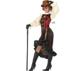 Image de Kostuums voor Volwassenen Steampunk Bruin (1 Onderdelen) - XS/S