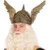 Image de Atosa Viking/Noorman carnaval verkleed helm - voor heren - krijgers - goud - kunststof