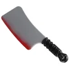 Image de Atosa Groot killer cleaver mes - plastic - 38 cm - Halloween verkleed wapens - met vers bloed