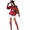 Image de Costume for Adults 113787 Red (3 pcs) Female Musketeer