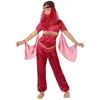 Image de Atosa Arabische prinses verkleed kostuum - rood - voor meisjes - buikdanseres - 1001 nacht thema 116