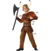 Image de Atosa Viking verkleed kostuum Sigurd - kinderen - bruin - carnaval - 6-delig 128