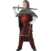 Image de Atosa Middeleeuwse ridder verkleedkostuum - kinderen - bruin - carnaval - 5-delig 128