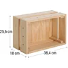 Image de Astigarraga Home box - Modulaire opbergbox in massief hout 18 x 25.6 x 38.4 cm