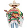 Image de Witbaard Poncho Mexicaans Junior Polyester One-size