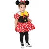 Image de Witbaard Verkleedjurk Minnie Mouse Rood/wit 2-delig Mt 80/92