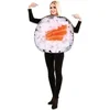Image de Witbaard Verkleedkostuum Sushi Maki Polyester Zwart/wit Maat M/l