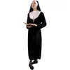 Image de Witbaard Verkleedjurk Non Dames Polyester Zwart/wit Mt M/l