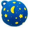 Image de Lanco rubberen speelbal - Night & Day - blauw