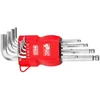 Image de Stein Long Ball End 9 Pieces Set Inbussleutels Rood