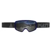 Image de MATT skibril Ski Collectie Kompakt Mask Stripedot - Blauw met Zwart