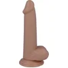 Image de Mr. Intense - dildo - dildo vibrator - dildo vrouwen - dildo mannen - dildo anaal - dildo xxl  - beige - flexibel - 18cm Ø 3,4cm / sex / erotiek toys