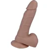 Image de Mr. Intense - dildo - dildo vibrator - dildo vrouwen - dildo mannen - dildo anaal - dildo xxl  - beige - flexibel - 18,5cm Ø 3,8cm / sex / erotiek toys