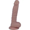 Image de Mr. Intense - dildo - dildo vibrator - dildo vrouwen - dildo mannen - dildo anaal - dildo xxl  - beige - flexibel - 19,8cm Ø 3,2cm / sex / erotiek toys