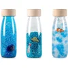 Image de Petit Boum - Babyspeelgoed set van 3 sensorische flesjes - Blauw