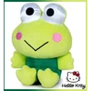 Image de Keroppi - Hello Kitty Pluche Knuffel 27 cm {Speelgoed Knuffeldier Knuffelpop voor kinderen jongens meisjes | Keroppy Kuromi Melody Hello Kity Kat Cat Plush Toy}