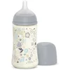 Image de Suavinex Wonderland SX Pro Fles - Medium Flow - 270ml - Blauw/Grijs