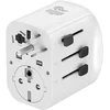 Image de Muvit Universele Reisadapter   15W   USB-C + 2x USB-A   Wereldstekker EU/UK/USA/AU   Wit