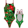 Image de Turbo Christmas Zwemkleding Groen XL Vrouw