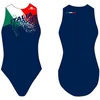 Image de Turbo Italy Splash Zwemkleding Blauw S Vrouw