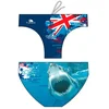 Image de Turbo Shark Australia 2015 Waterpolo Zwemslip Blauw M Man