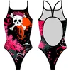 Image de Turbo Flowers And Skulls Zwemkleding Zwart M Vrouw