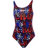 Image de Turbo Rock Pro Resist Zwemkleding Rood,Blauw L Vrouw