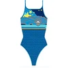 Image de Turbo Soccer Zwemkleding Blauw XL Vrouw
