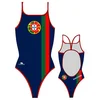 Image de Turbo Portugal Zwemkleding Blauw 3XL Vrouw