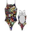 Image de Turbo Yeah Comic Zwemkleding Veelkleurig 4XL Vrouw