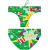 Image de Turbo Christmas Explotion Waterpolo Zwemslip Groen 3XL Man