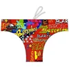 Image de Turbo Barcelona Lights Zwemslip Rood 3XL Man