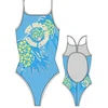 Image de Turbo Tiki Beach Zwemkleding Groen,Blauw L Vrouw