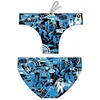 Image de Turbo Mural Zwemslip Blauw,Zwart M Man