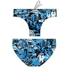 Image de Turbo Mural Zwemslip Blauw,Zwart 2XL Man