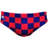 Image de Turbo Squares Zwemslip Rood,Blauw L Man