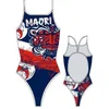 Image de Turbo Maori Flag Zwemkleding Rood,Blauw XL Vrouw