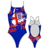 Image de Turbo England Shield Zwemkleding Blauw S Vrouw
