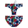 Image de Turbo Roses & Skulls Zwemslip Blauw S Man